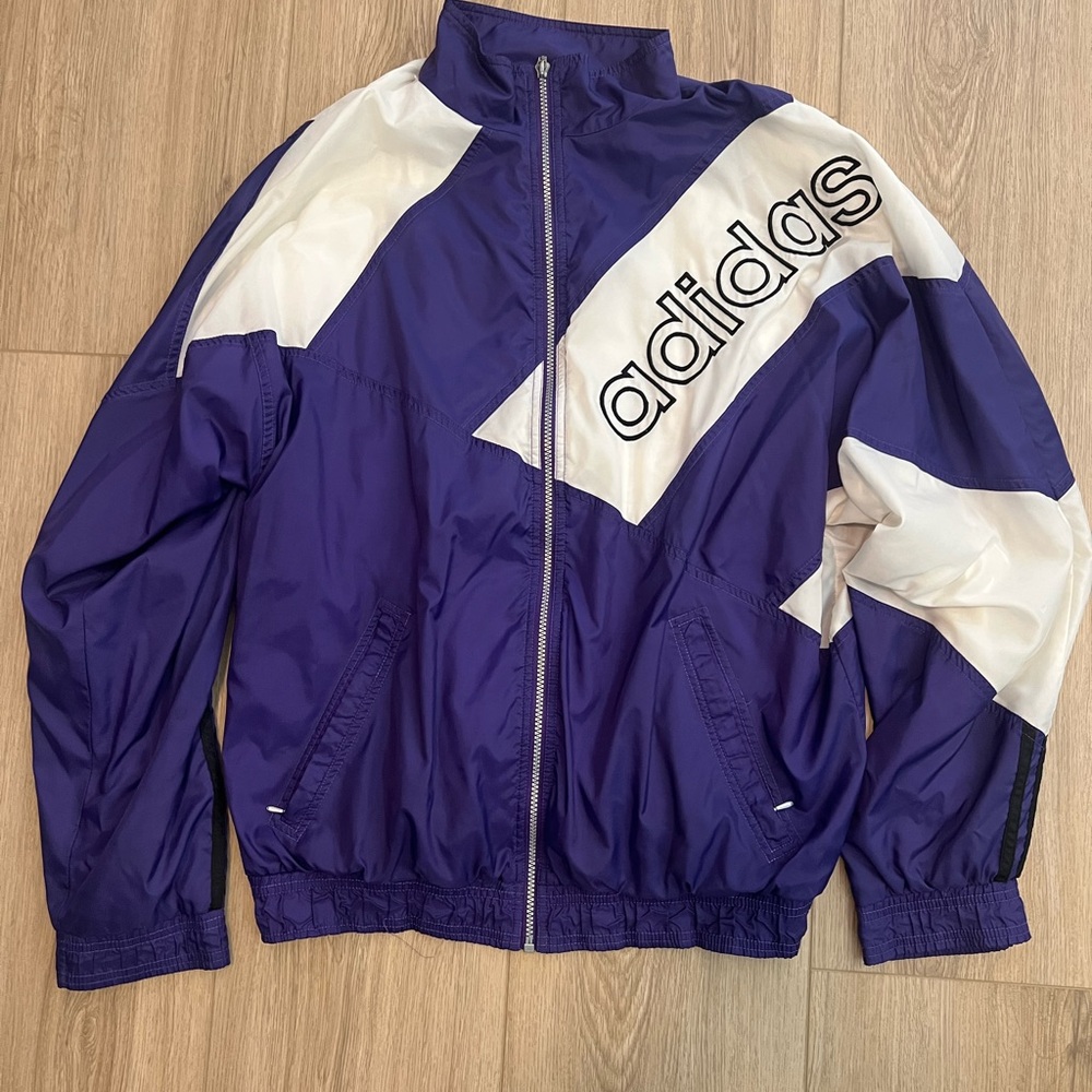 Adidas Purple and Gray Apparel